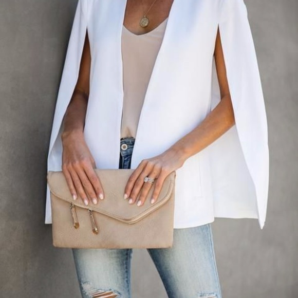 Vici Judge Of That Pocketed Cape Jacket - Picture 3 of 6